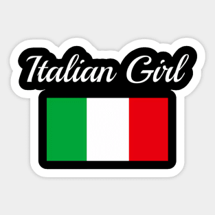 Italian Flag Italy Pride Italian-American Sticker